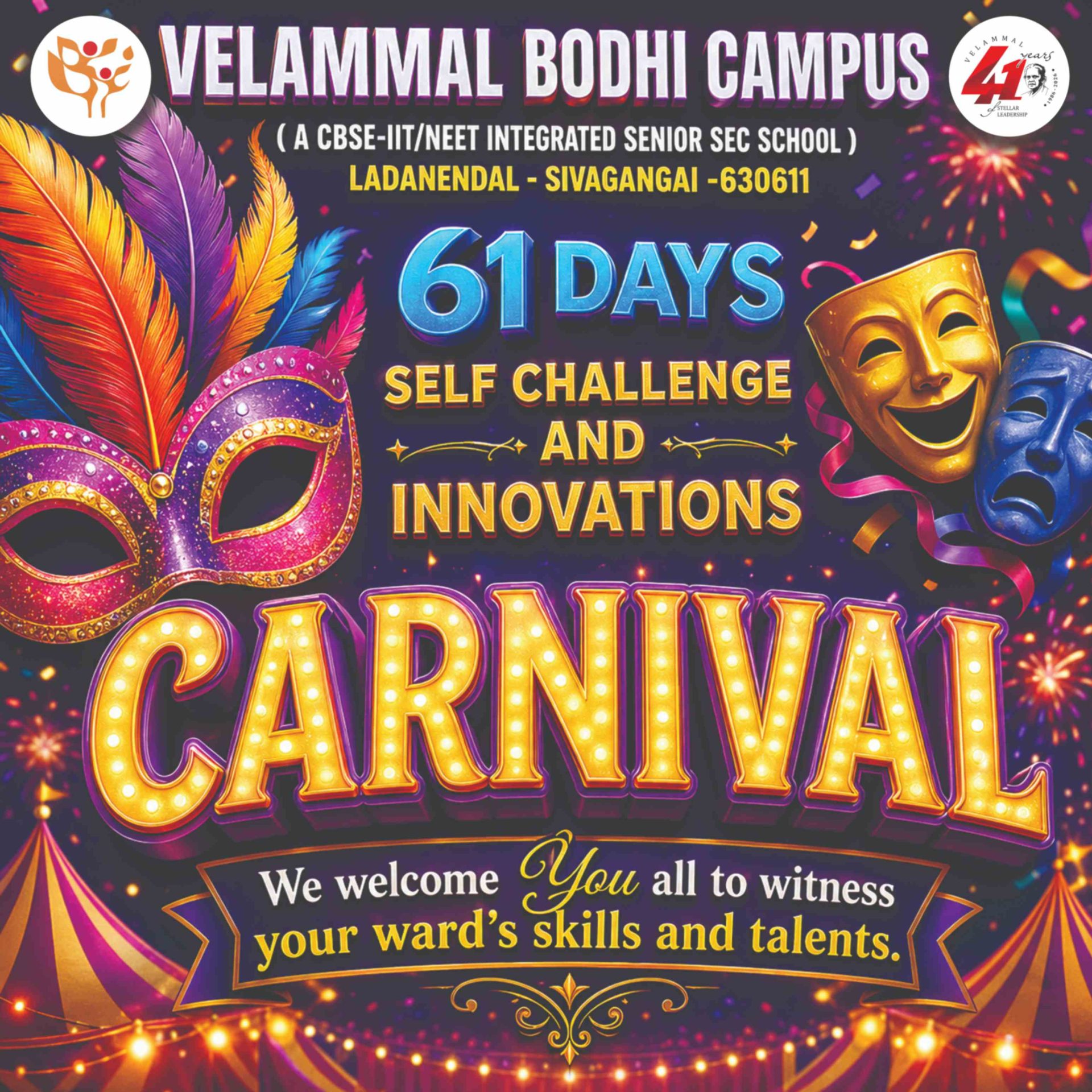 61 day Carnival Function Celebrate  - 2026